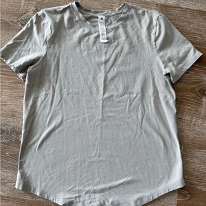 lululemon athletica Light Gray Short Sleeve Tee